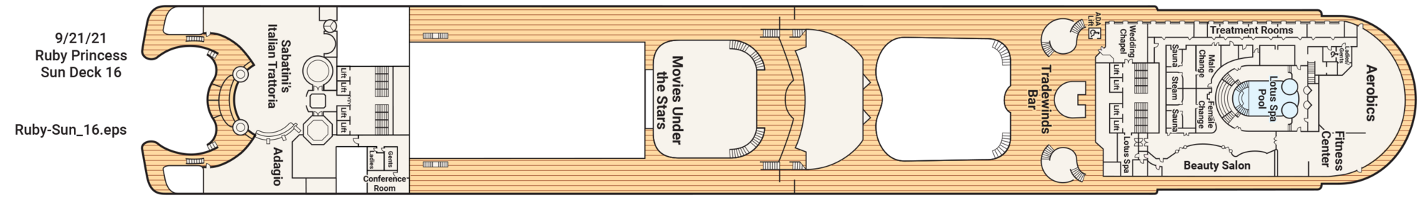 Deck 16 - Sun plan
